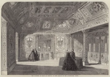 Die Kammer von Maria de Medici im Palais du Luxembourg, Paris